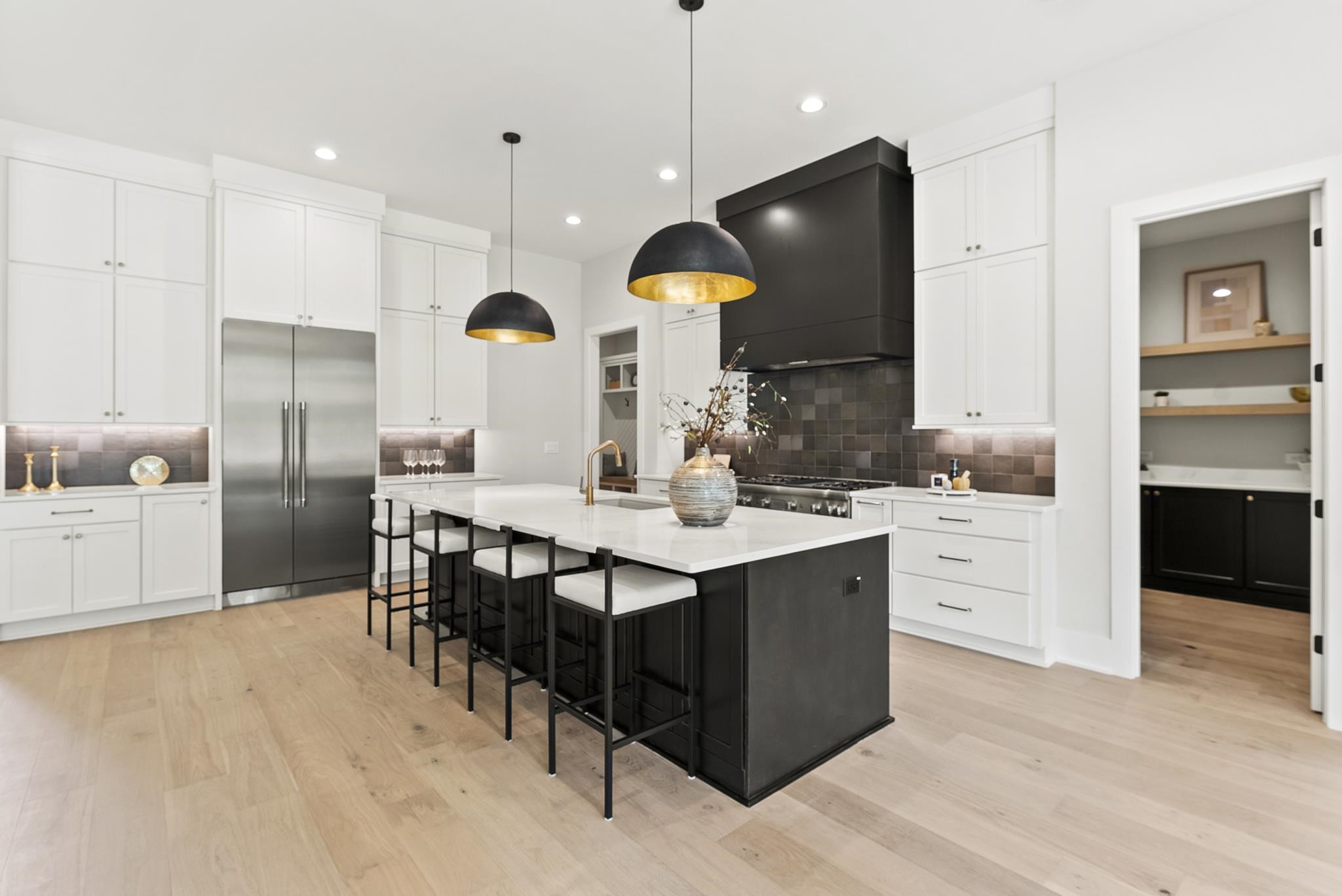 1001 Enchanted Pine Lane Raleigh, NC 27614 - Photo 17 of 52 a kitchen with stainless steel appliances granite countertop a sink a stove and a refrigerator