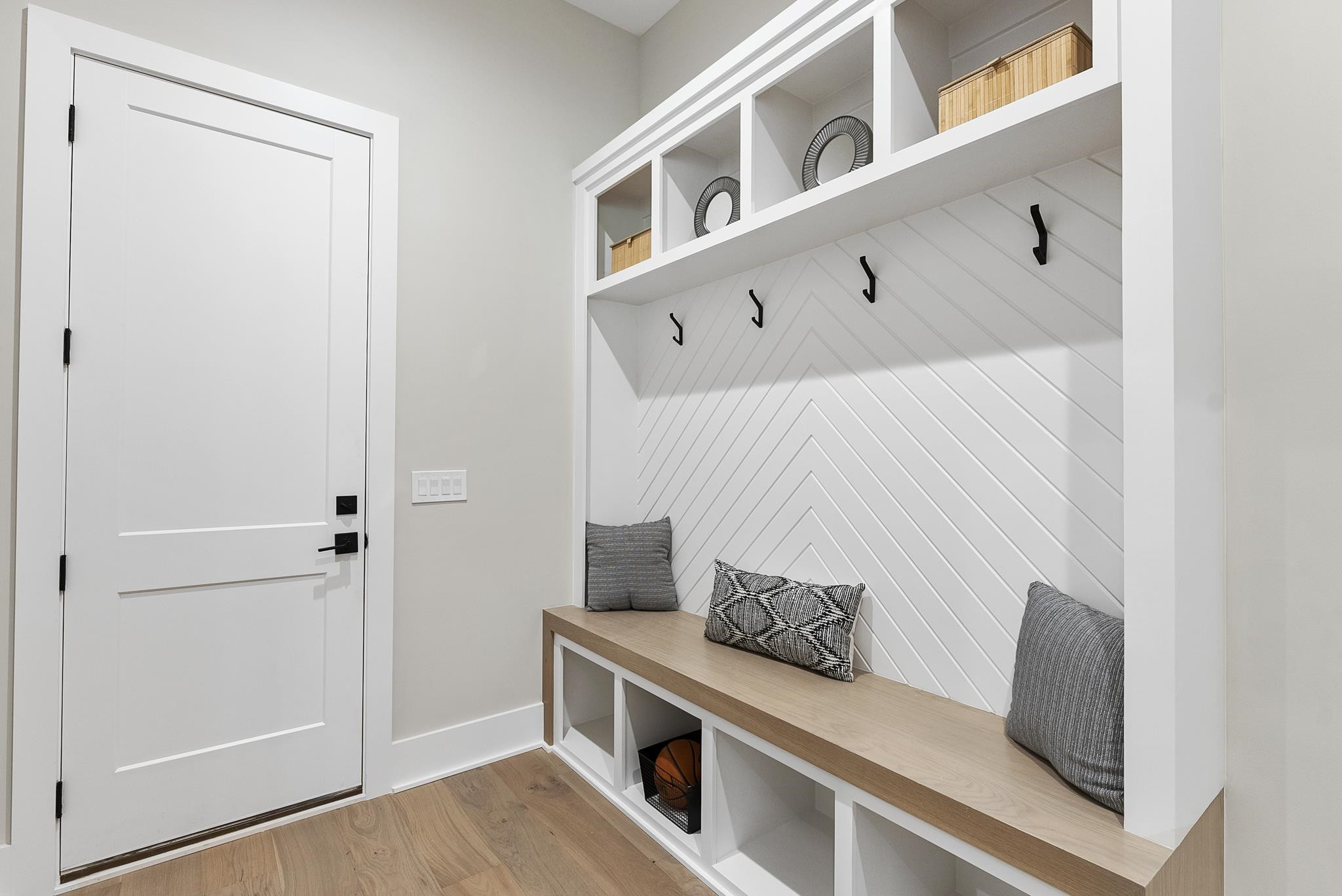 1001 Enchanted Pine Lane Raleigh, NC 27614 - Photo 34 of 52 a view of kitchen with cabinets and wooden floor