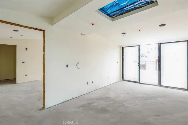 a view of an empty room