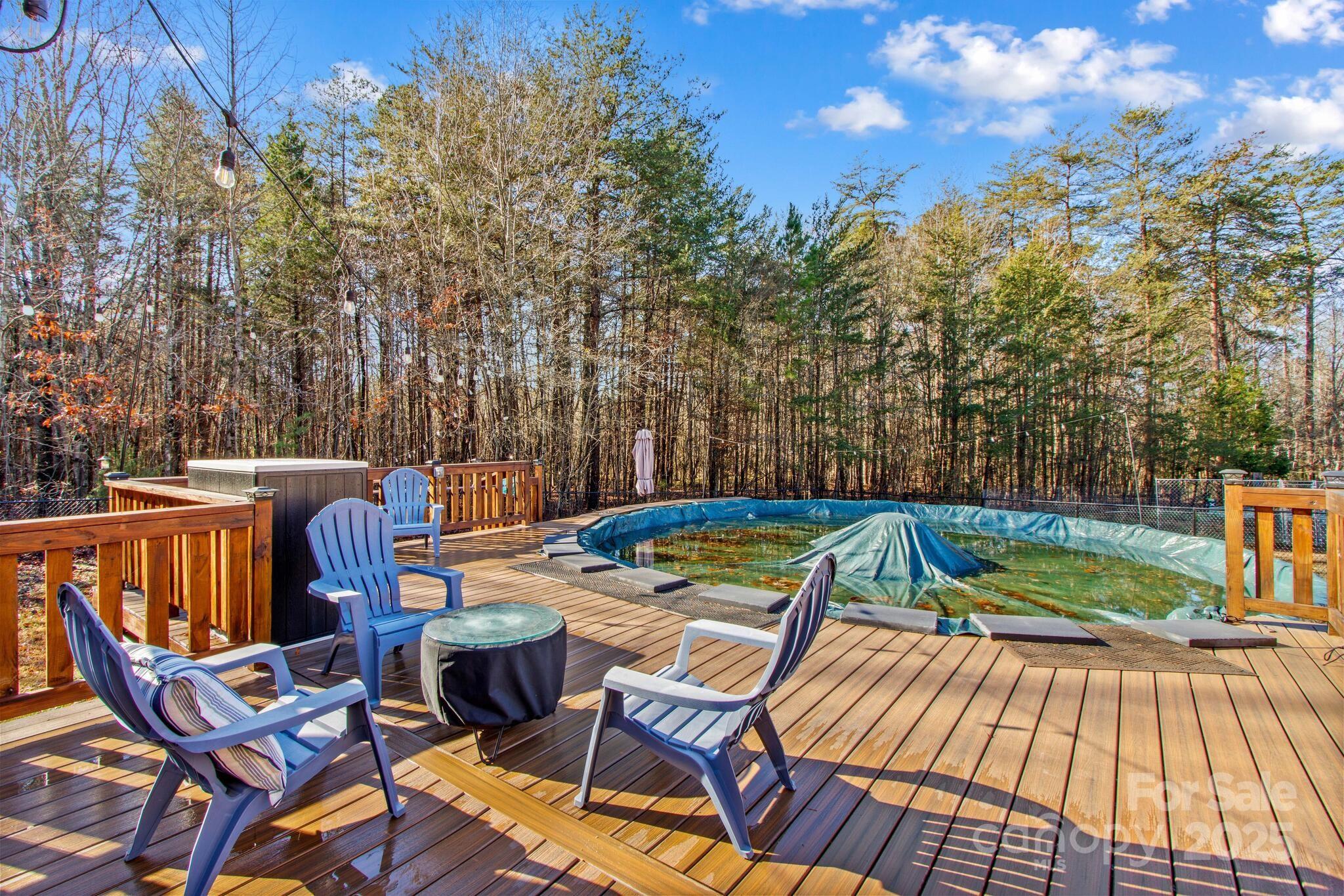 295 Rimer Road Salisbury, NC 28146 - Photo 28 of 48 a view of a chairs and table in the patio