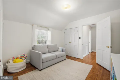 a room with furniture and a table