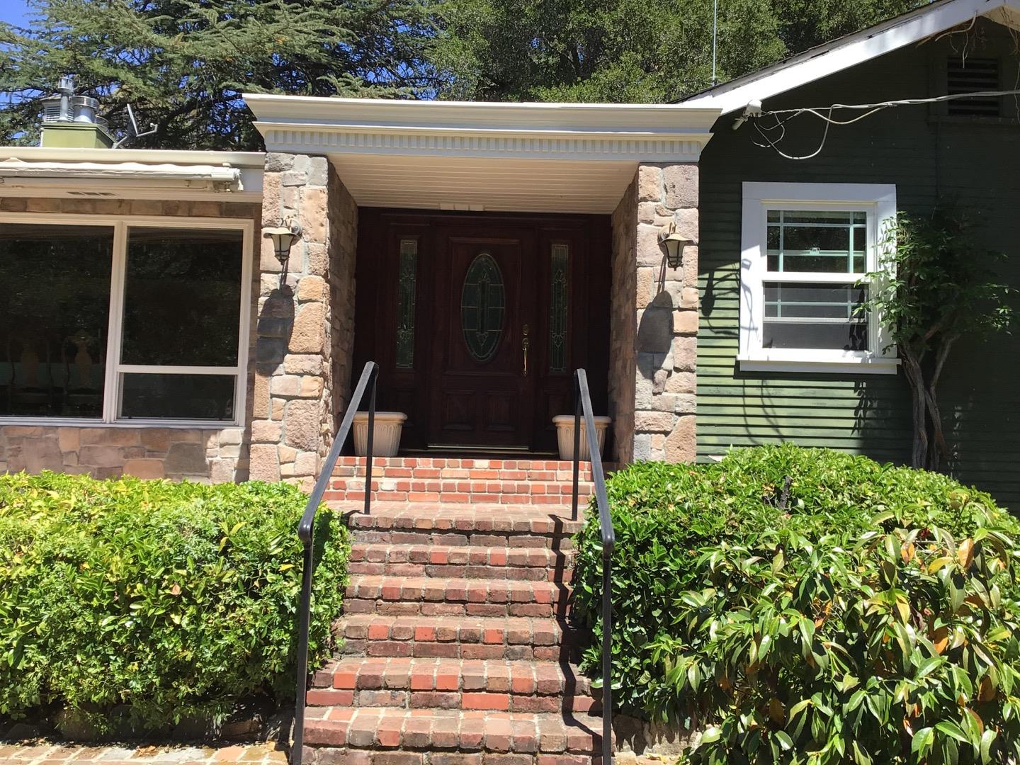 650 Whiskey Hill Road, Unit INLAW Woodside, CA 94062 - Photo 1 of 8 a view of entrance gate of the house