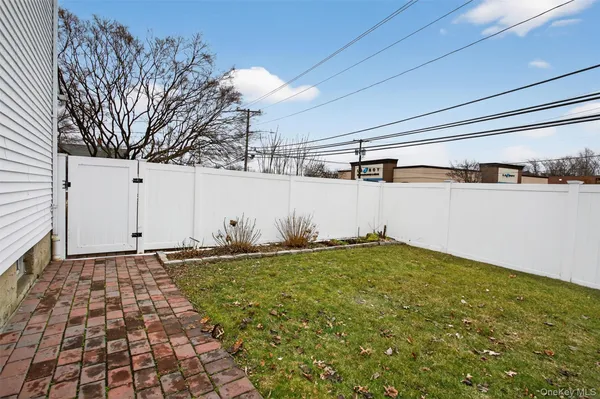 a backyard of a house