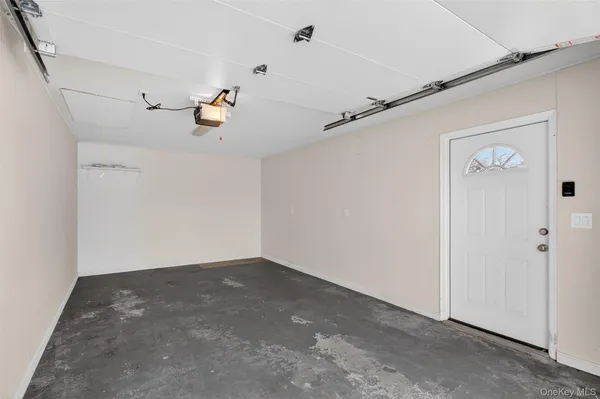 a view of a hallway with closet