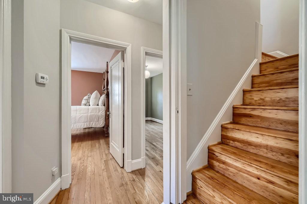221 Dunkirk Road Baltimore, MD 21212 - Photo 21 of 32 Staircase to the 3rd floor.