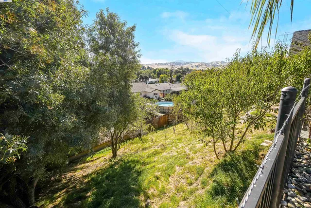 a view of a terrace with sitting area