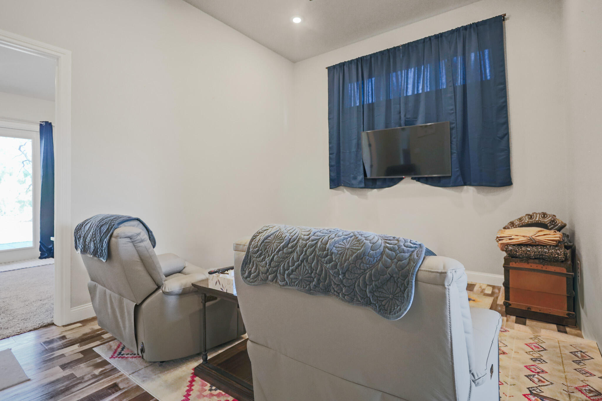 301 Fagan Road Snyder, TX 79549 - Photo 52 of 102 a bedroom with a bed and a television