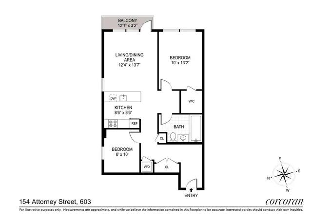 $1,295,000 | 154 Attorney Street, Unit 603 | Lower East Side