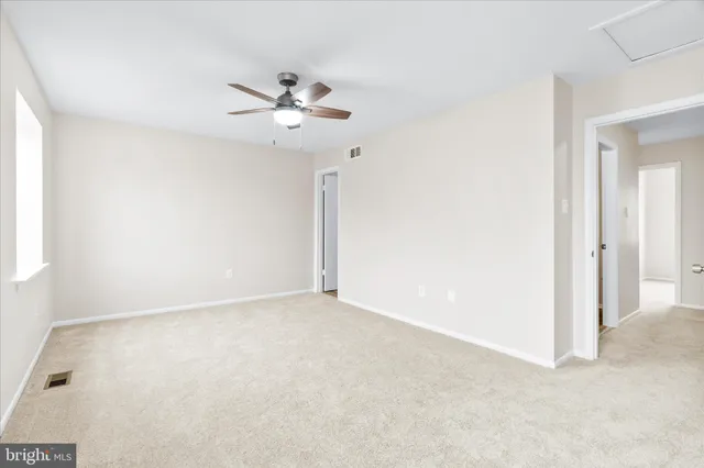 a view of an empty room