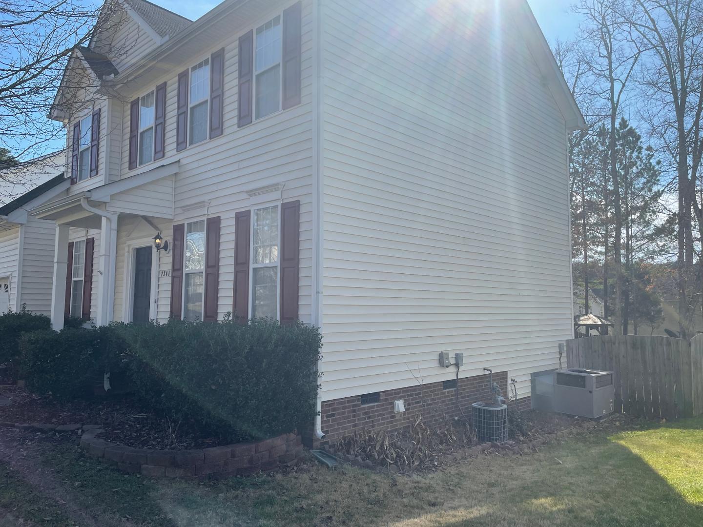 2341 Brasstown Lane Apex, NC 27502 - Photo 4 of 24 a view of a backyard