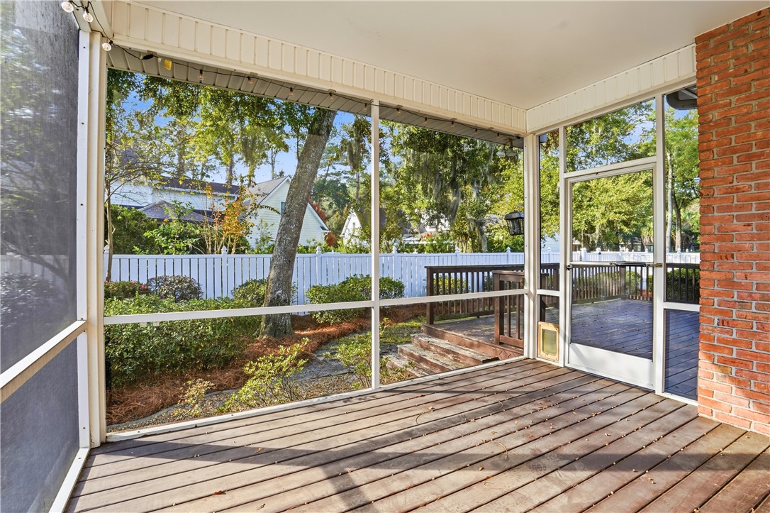 171 West Commons Drive St. Simons Island, GA 31522 - Photo 35 of 39 Screened Back Porch