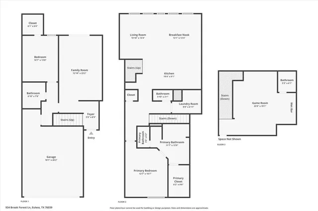 $434,900 | 934 Brook Forest Lane, Euless, TX 76039