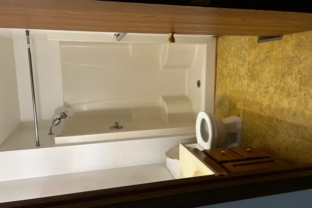 a bathroom with a sink and a bathtub