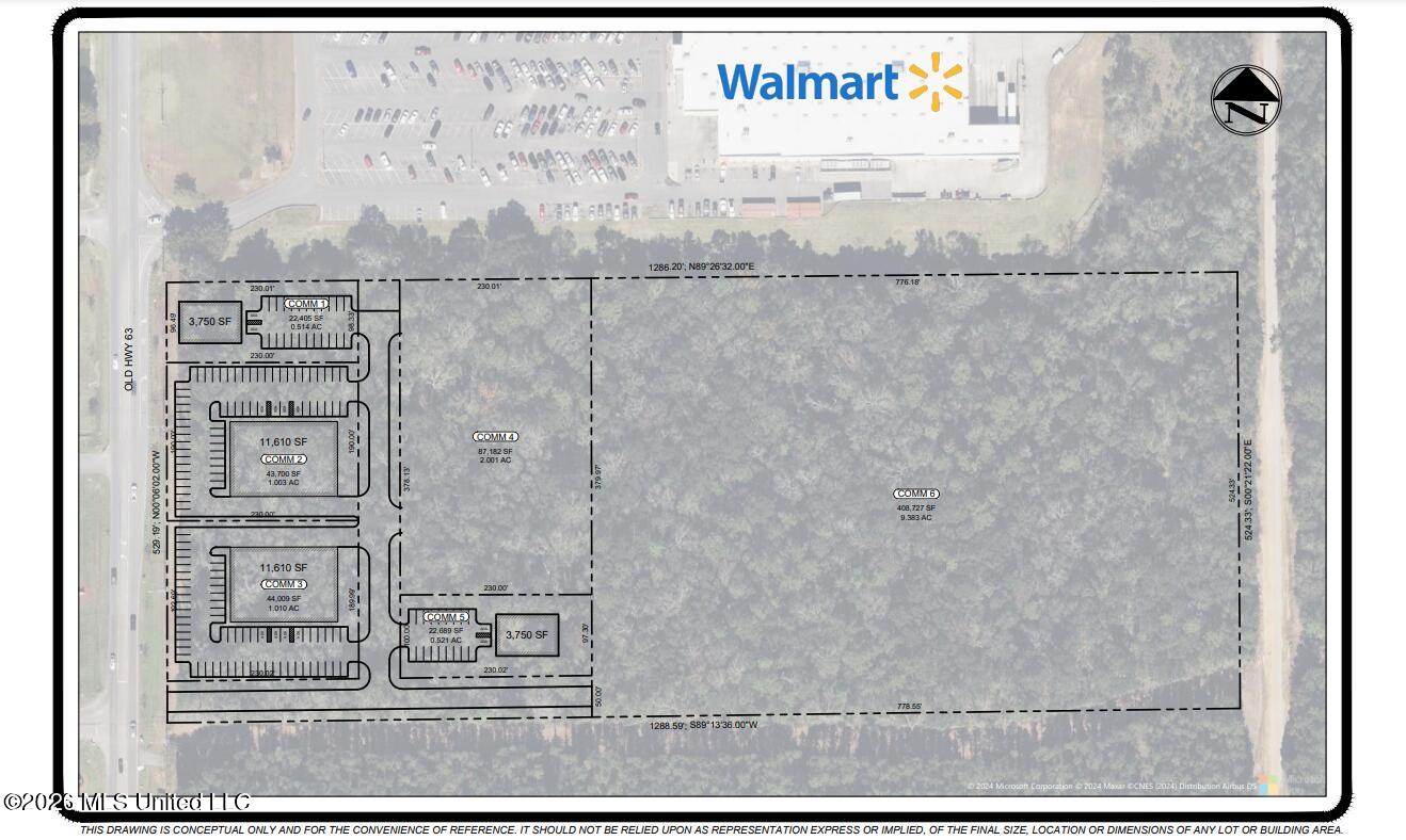 63 South Parcel 3 Lucedale, MS 39452 - Photo 3 of 3 Preliminary Site Plan