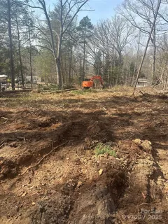 a view of road with trees