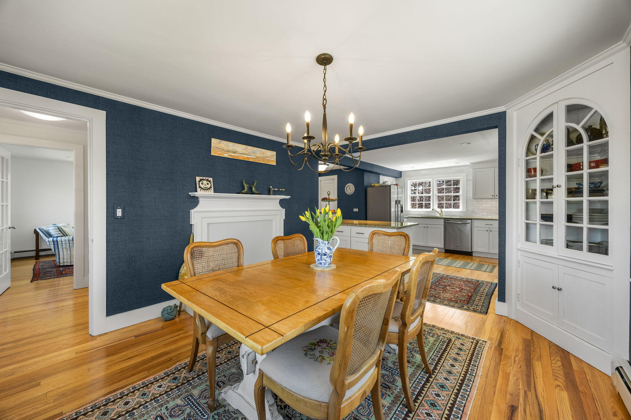 58 Stepping Stones Road Chatham, MA 02633 - Photo 10 of 52 a view of a dining room with furniture and wooden floor