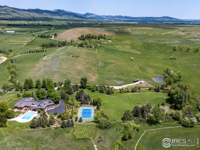 a view of a lake with a city