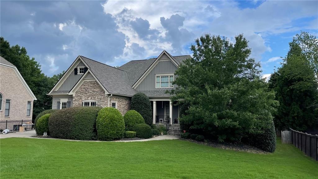 5610 Lavender Farms Road Powder Springs, GA 30127 - Photo 1 of 1 5BR/5BA Craftsman Pool Home with 3 Car Side Entry Garage!