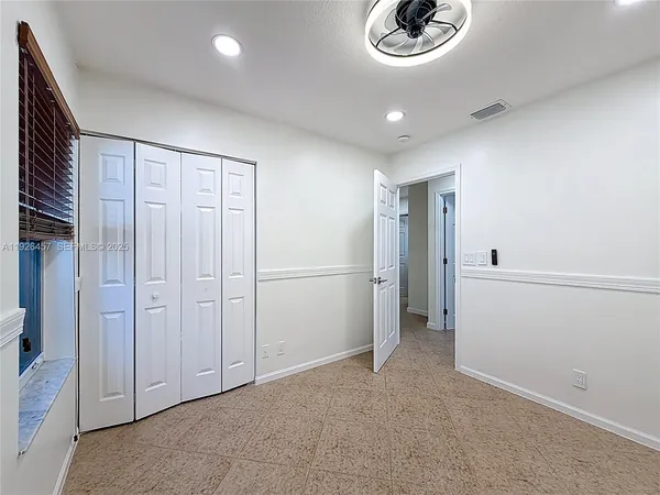 a view of an empty room