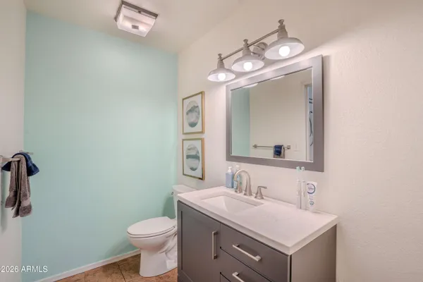 a view of a hallway with closet