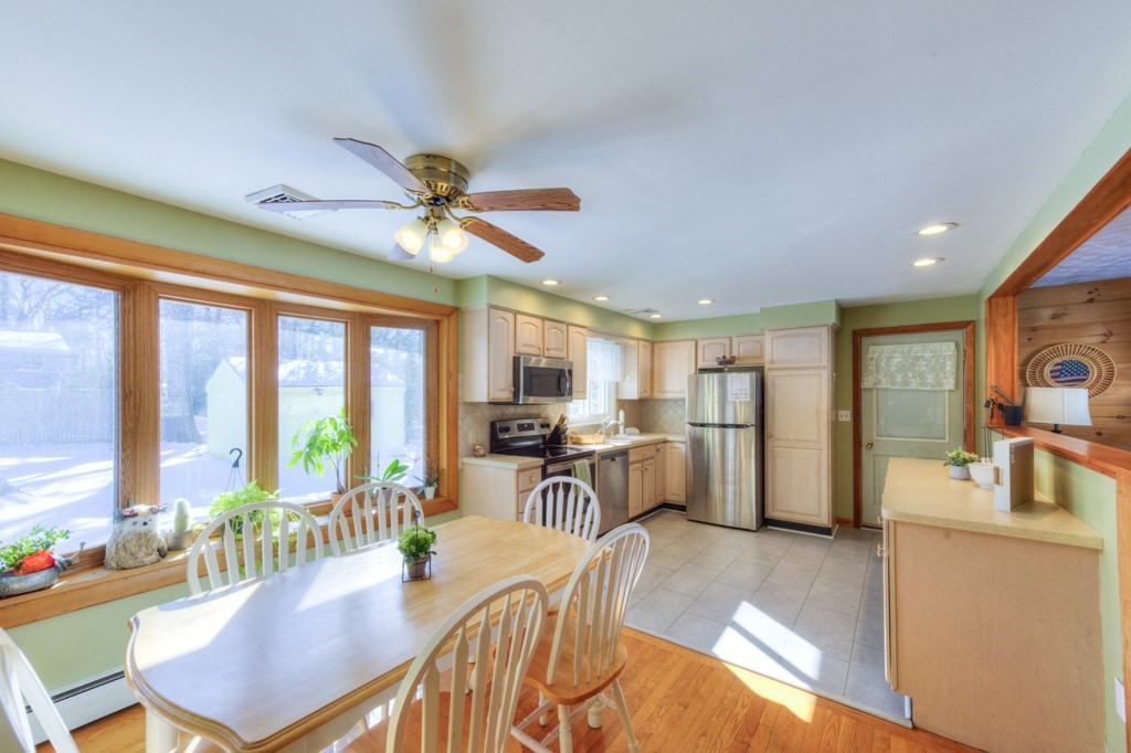 13 Anthony Drive Rutland, MA 01543 - Photo 12 of 40 a view of a dining room with furniture window and outside view