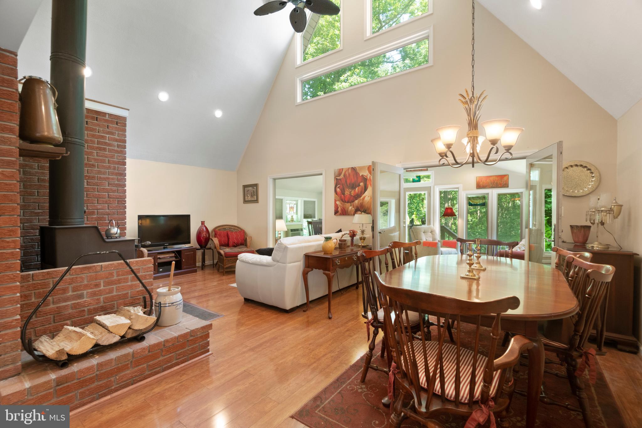 2316 Carrollton Road Westminster, MD 21157 - Photo 27 of 46 A-Frame Living Room & Dining Room-Vaulted ceiling