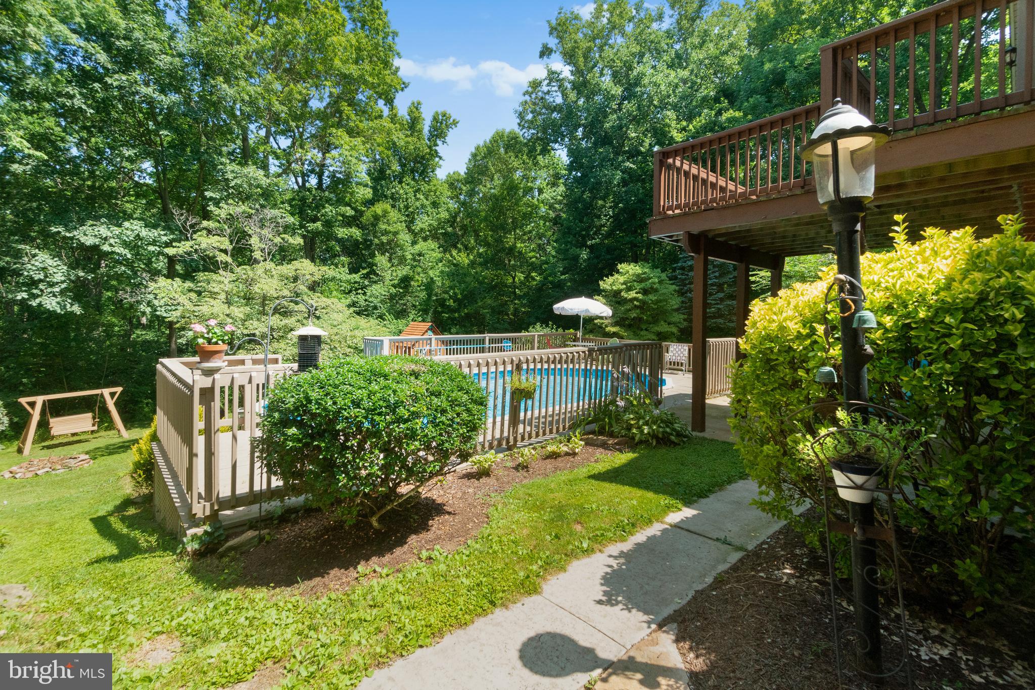 2316 Carrollton Road Westminster, MD 21157 - Photo 44 of 46 View of the deck, pool and back yard