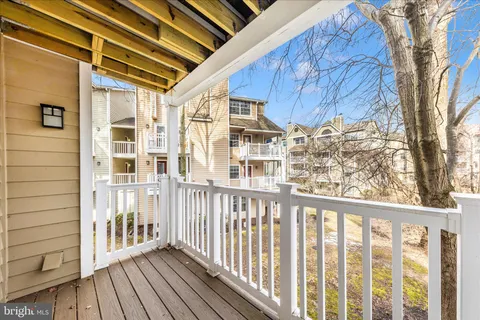 a view of a area with a sign on a wall