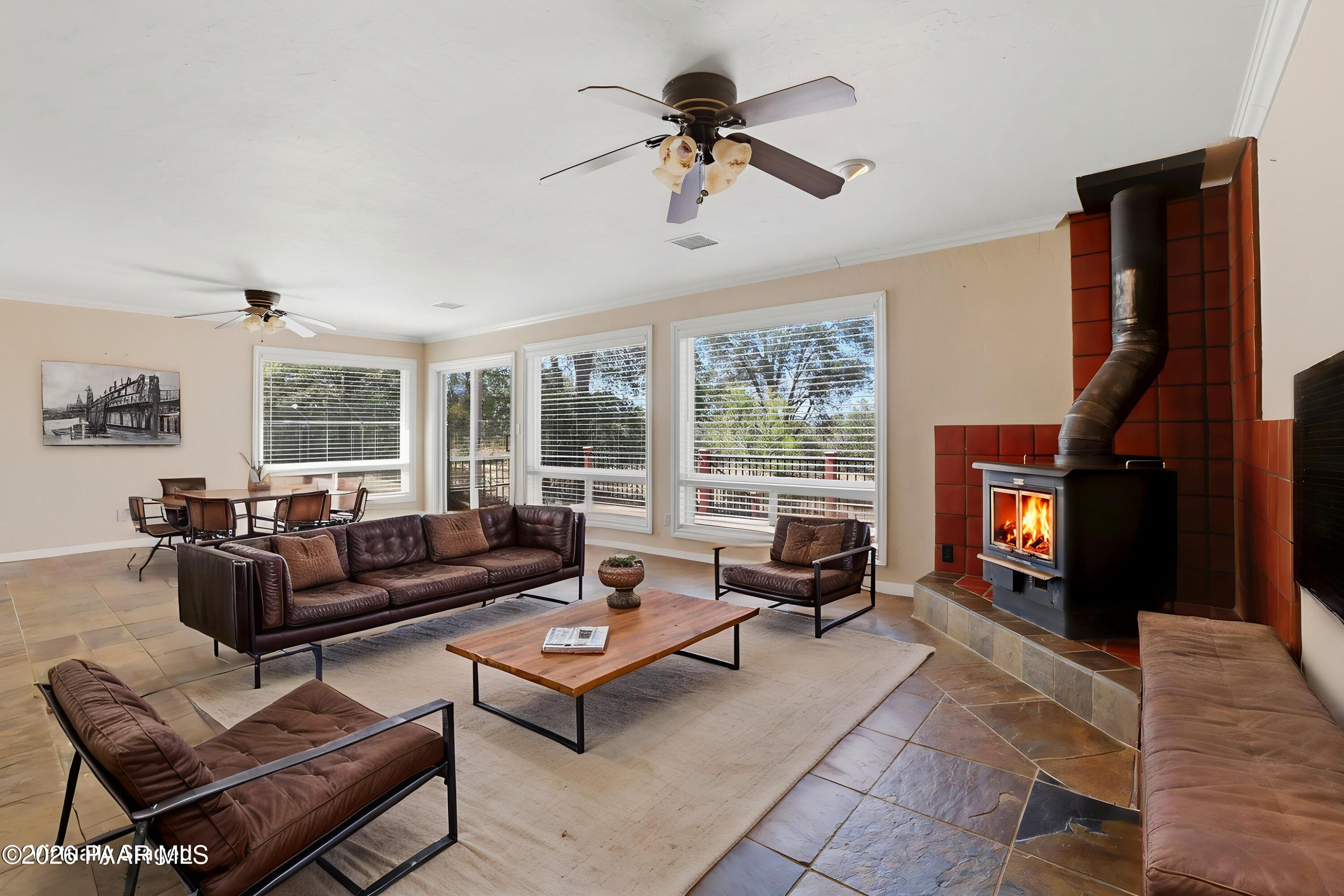 1690 West Oneal Road Prescott, AZ 86305 - Photo 8 of 61 VIRTUALLY STAGED LIVING ROOM