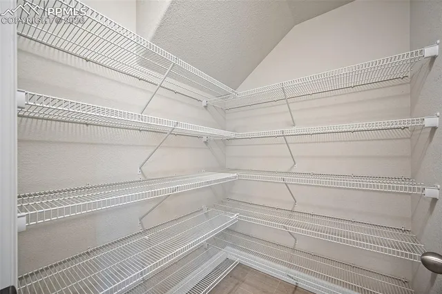 a view of a closet