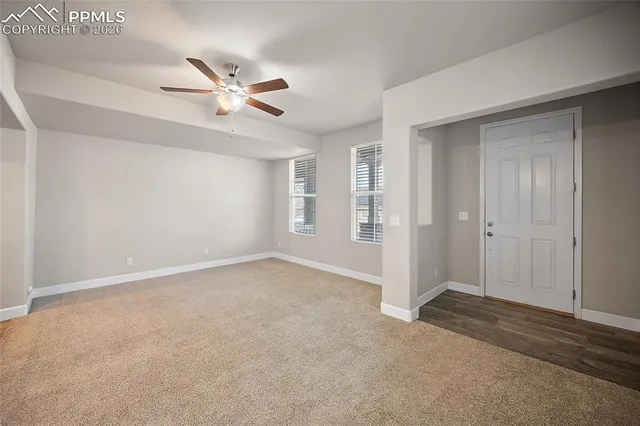 a view of an empty room