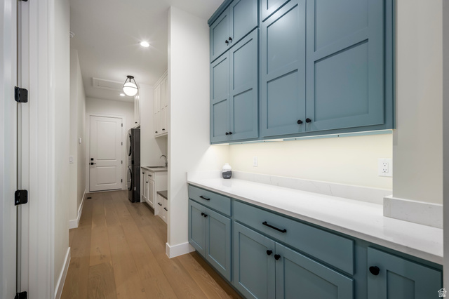 250 South Main Street, Unit 25 Alpine, UT 84004 - Photo 15 of 31 Hall with light wood finished floors and recessed lighting
