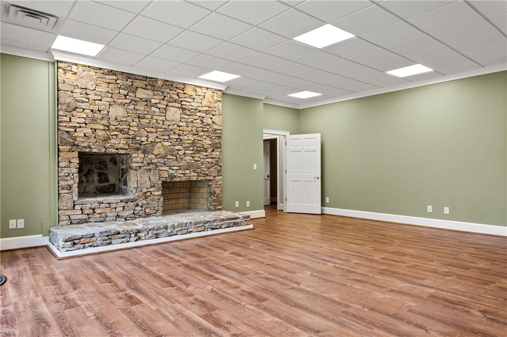 729 Huckleberry Way Jasper, GA 30143 - Photo 50 of 74 a view of an empty room with a fireplace