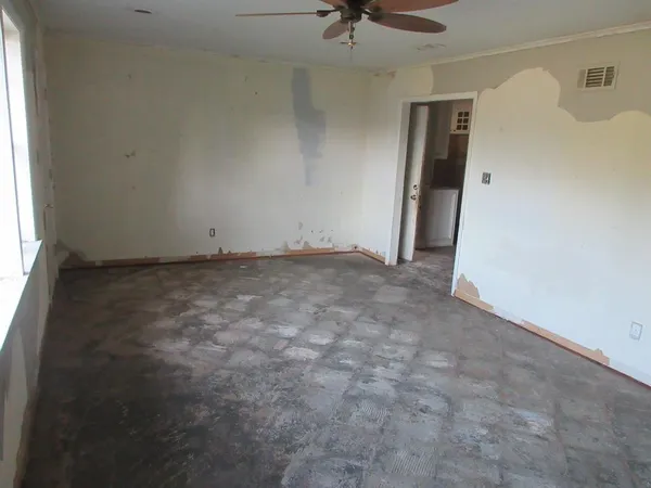 a view of an empty room