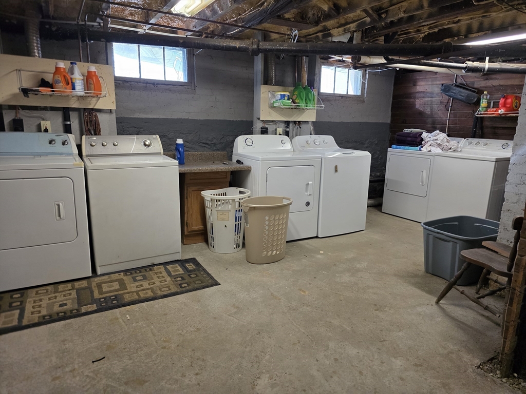 2 Hillside Street, Unit 3 Worcester, MA 01610 - Photo 20 of 23 a utility room with dryer and washer