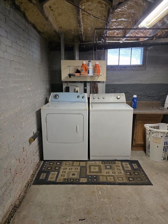 2 Hillside Street, Unit 3 Worcester, MA 01610 - Photo 21 of 23 a utility room with dryer and washer