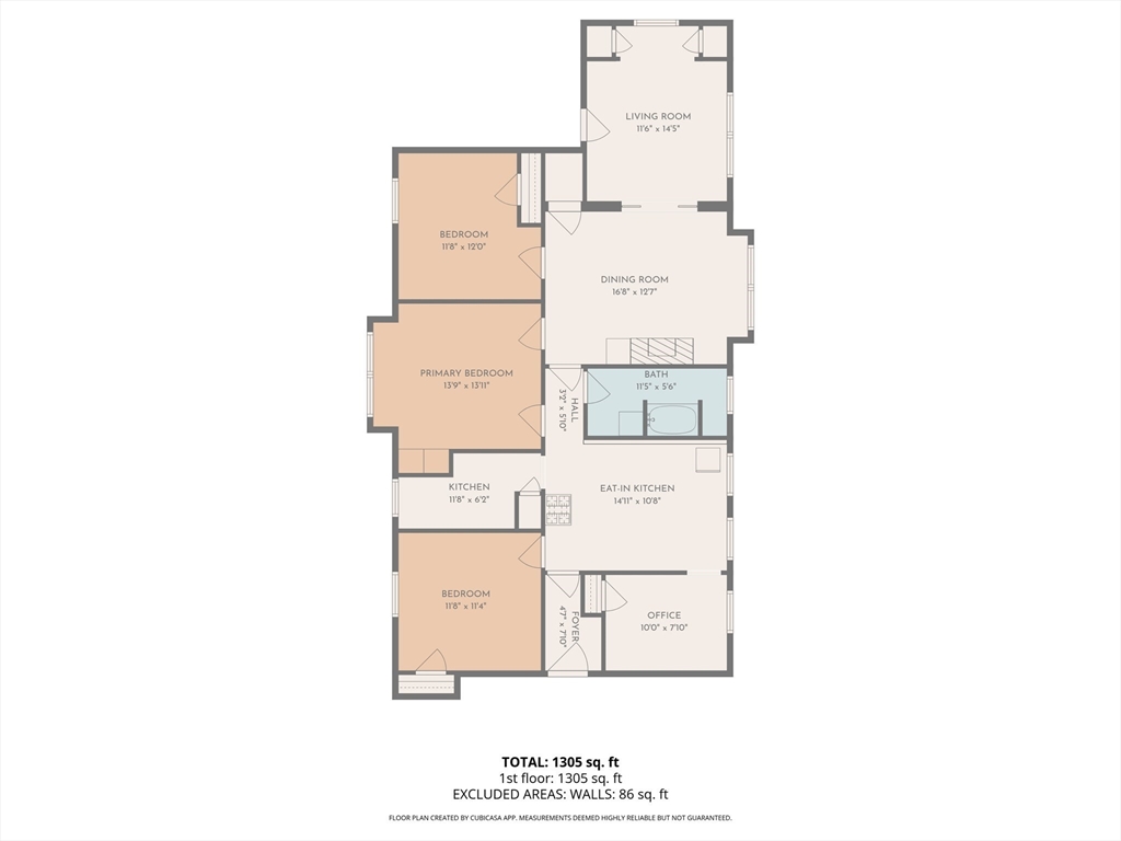 2 Hillside Street, Unit 3 Worcester, MA 01610 - Photo 22 of 23 a picture of a floor plan