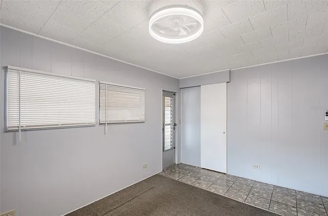 a view of an empty room