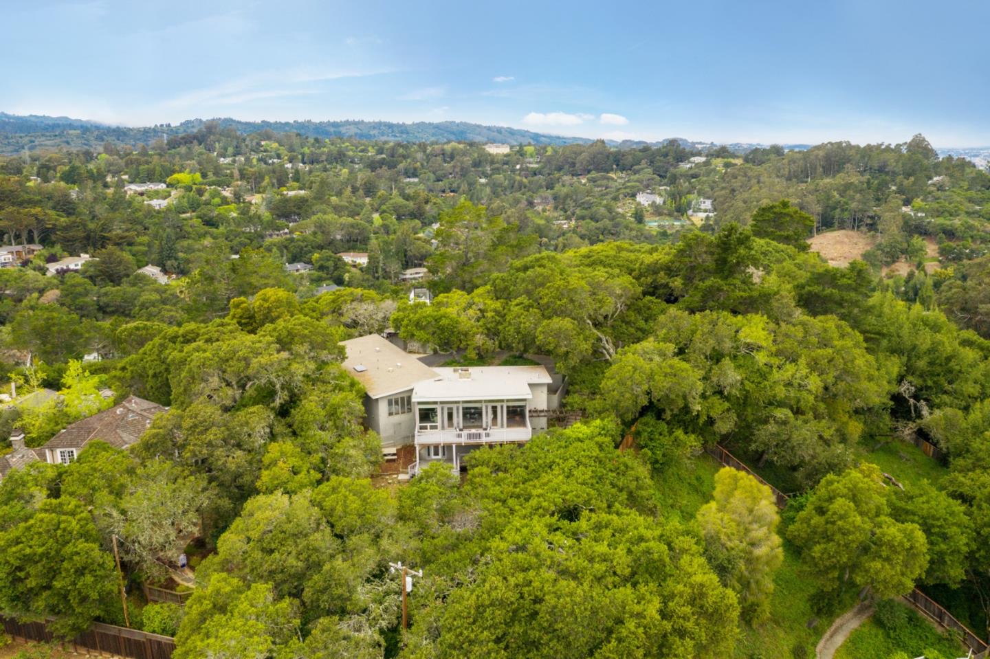 30 Knollcrest Road Hillsborough, CA 94010 - Photo 32 of 33 a view of a city with lush green forest