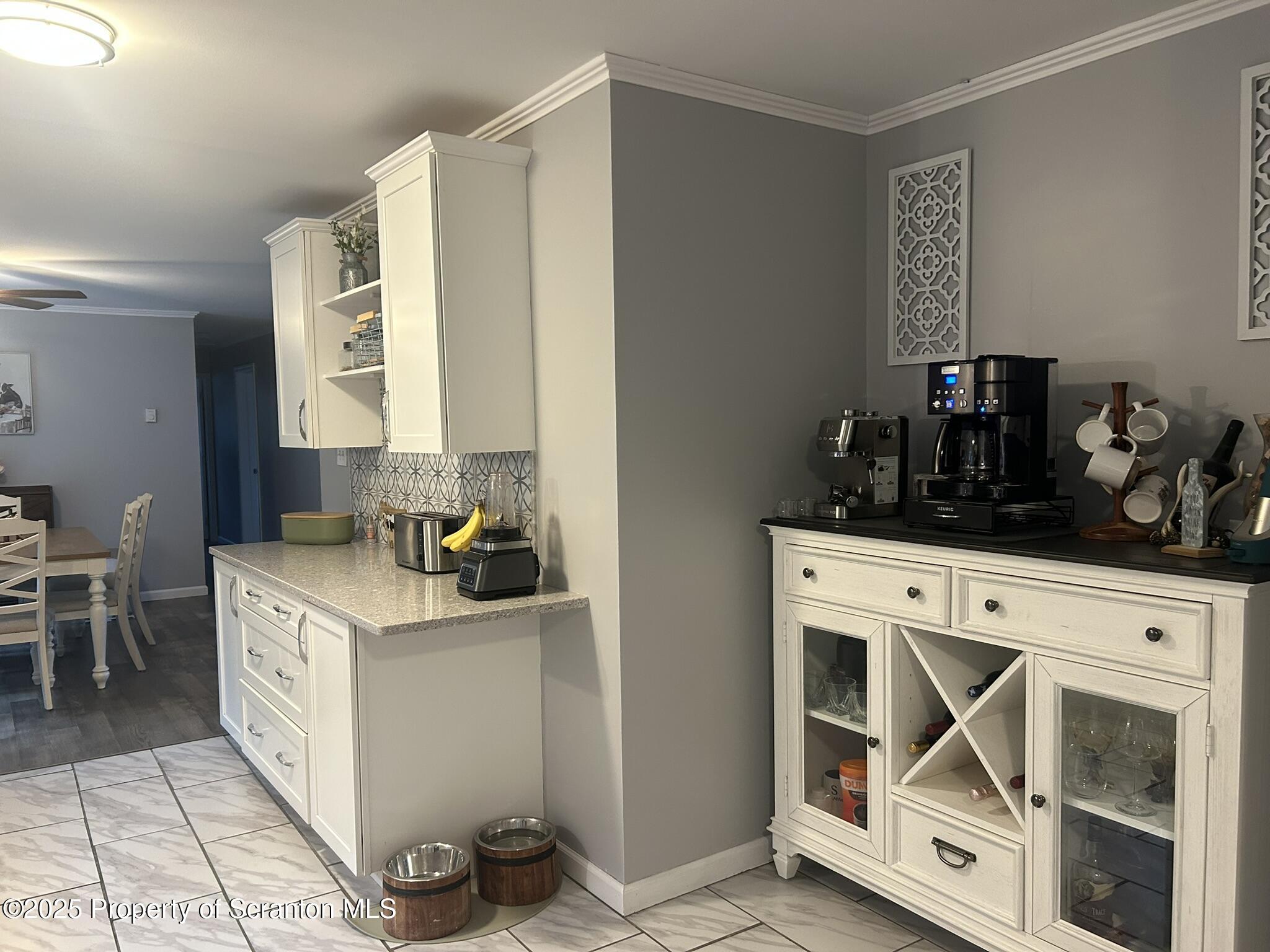 44 Franks Old Road Pleasant Mount, PA 18453 - Photo 11 of 37 a kitchen with a cabinets and white appliances