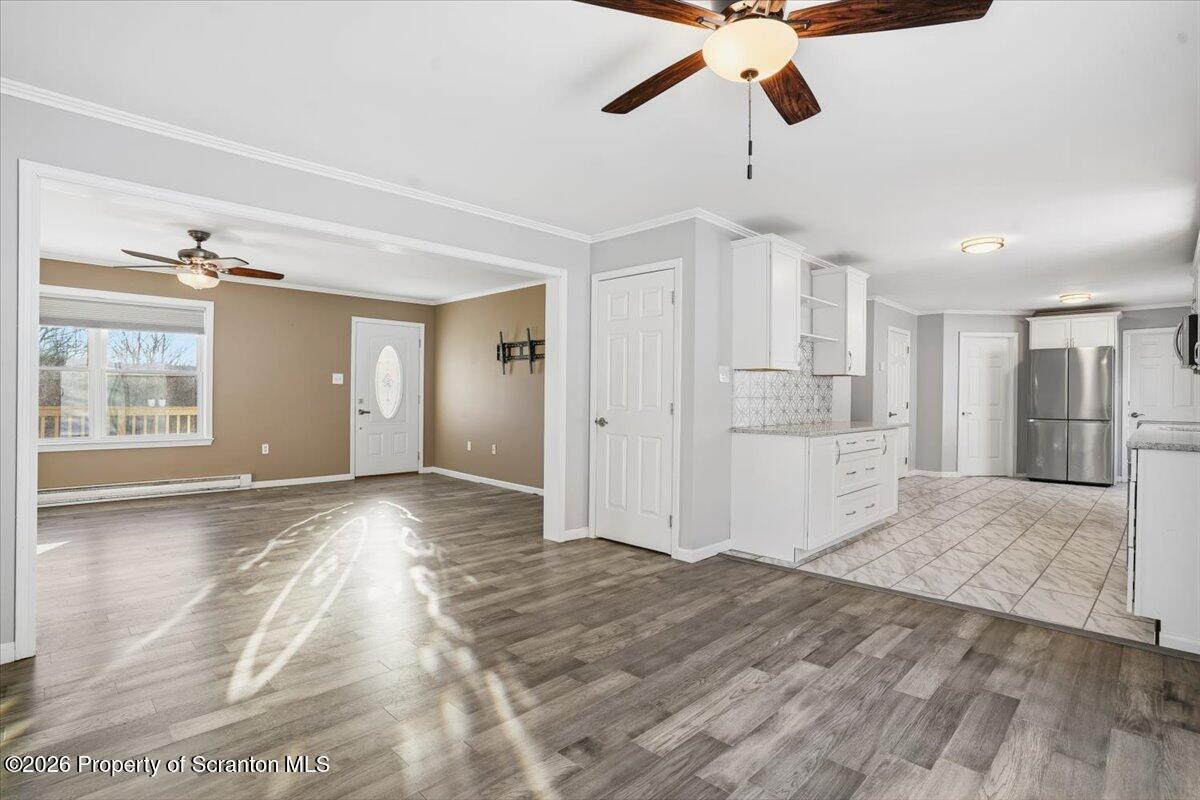44 Franks Old Road Pleasant Mount, PA 18453 - Photo 49 of 49 a view of empty room with wooden floor and window