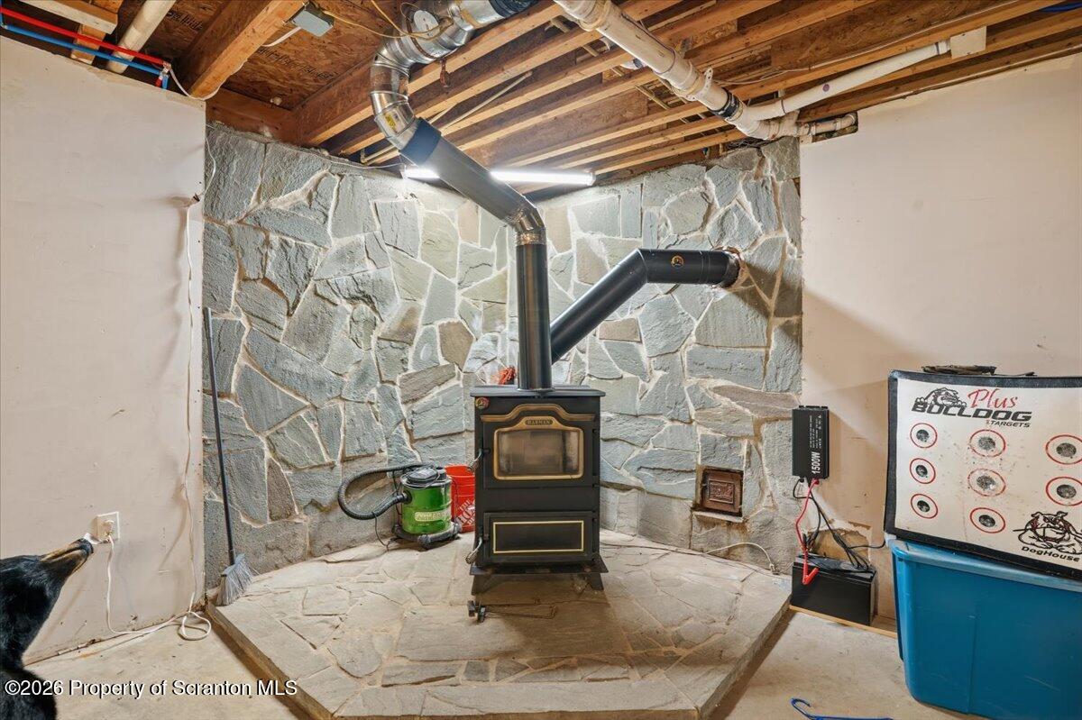 44 Franks Old Road Pleasant Mount, PA 18453 - Photo 33 of 49 a utility room with dryer and washer