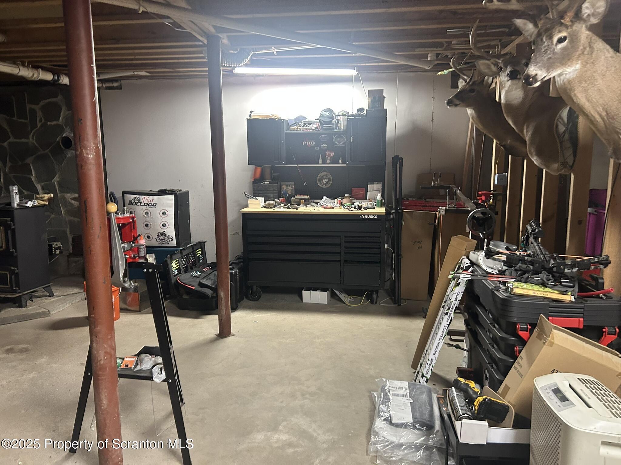 44 Franks Old Road Pleasant Mount, PA 18453 - Photo 35 of 37 a room with gym equipment