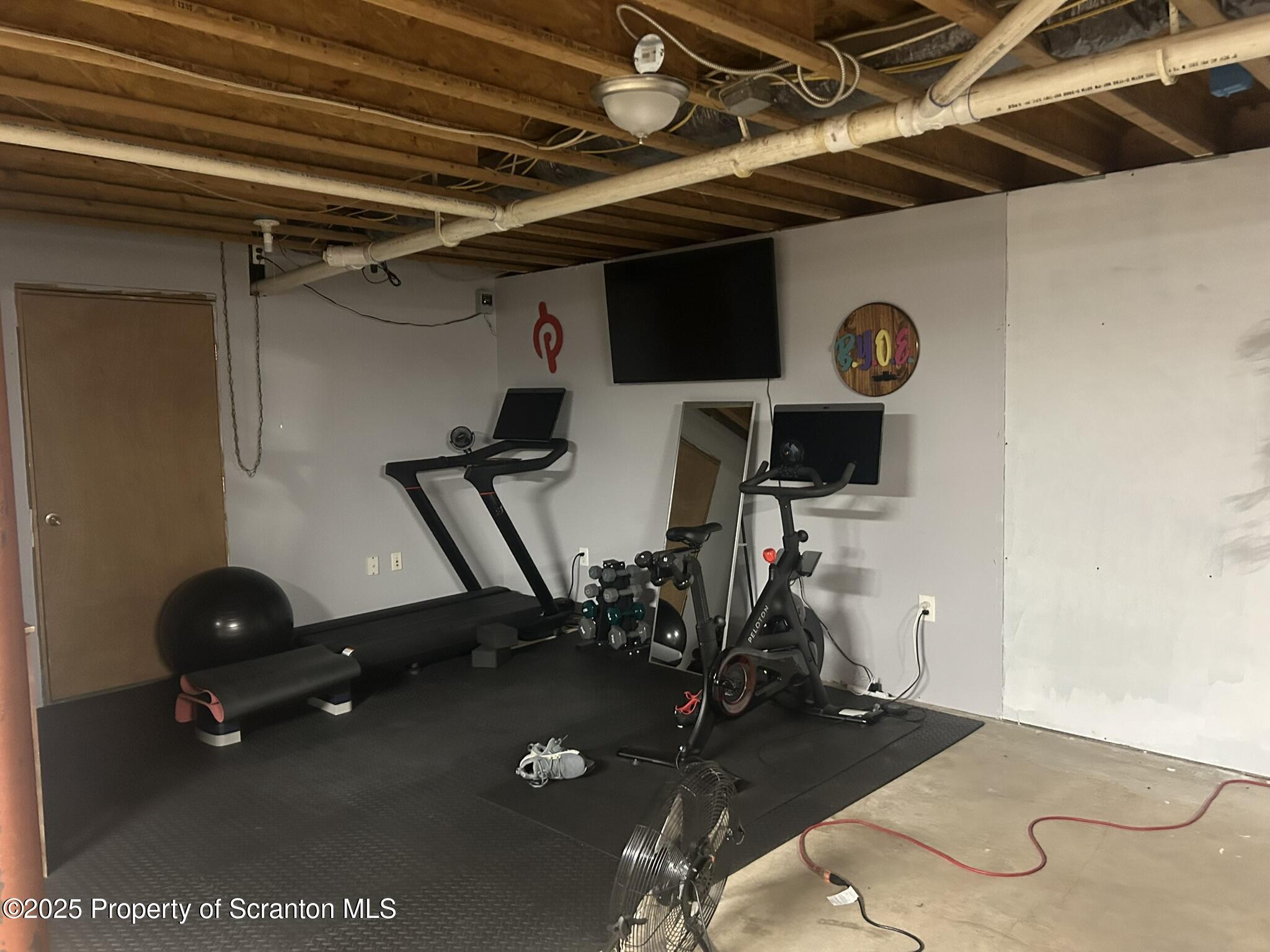 44 Franks Old Road Pleasant Mount, PA 18453 - Photo 36 of 37 a view of a room with gym equipment
