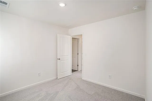 a view of an empty room