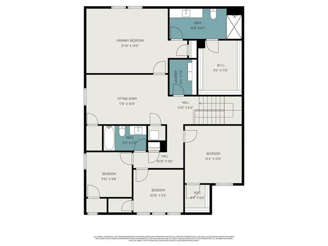 a picture of a room with furniture and mirror