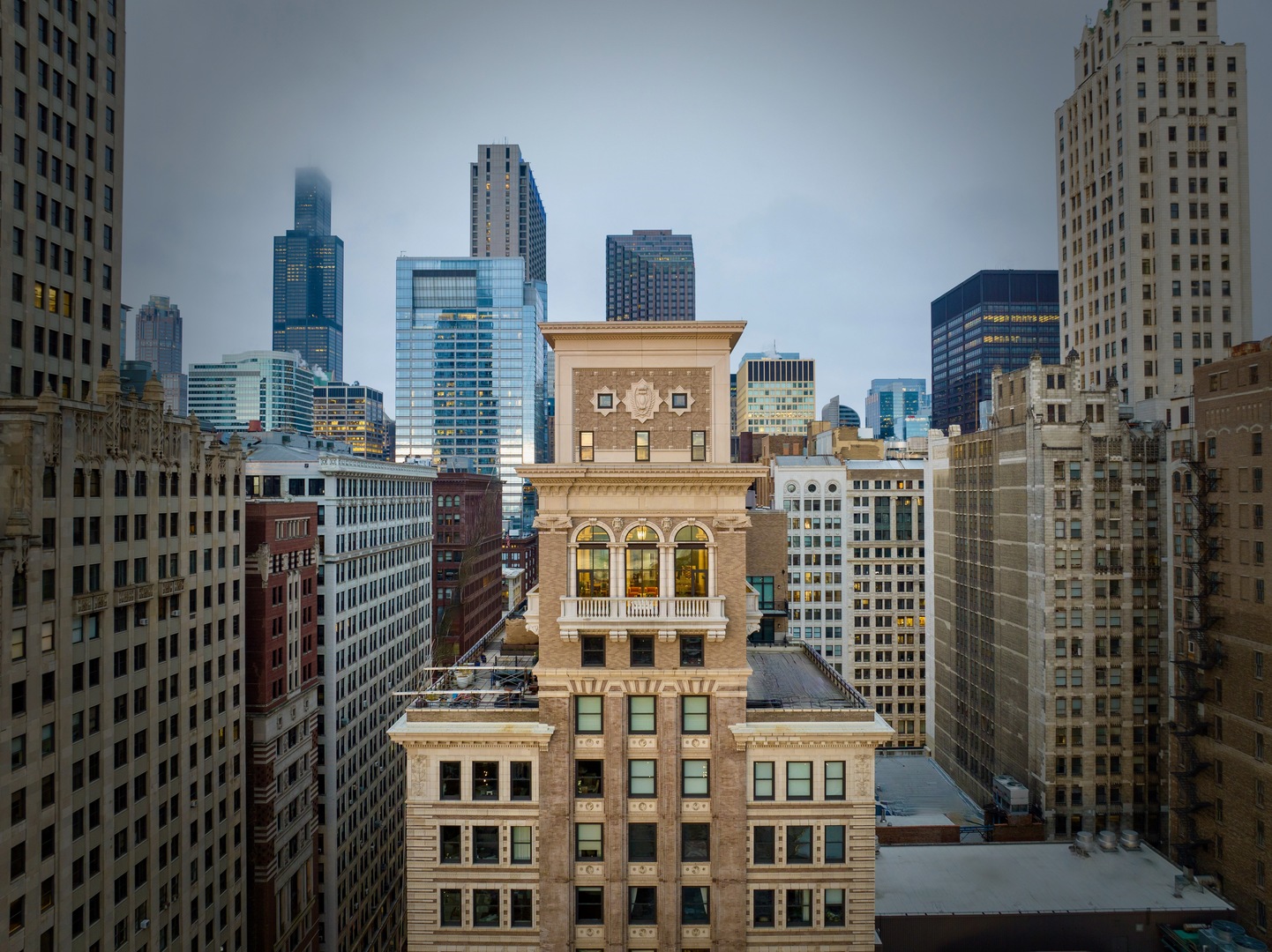 6 North Michigan Avenue, Unit 1901 Chicago, IL 60602 - Photo 1 of 54 a front view of a building