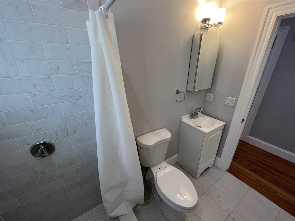 29 Alpine Street, Unit 1 Somerville, MA 02144 - Photo 14 of 33 a white toilet sitting next to a bathroom sink