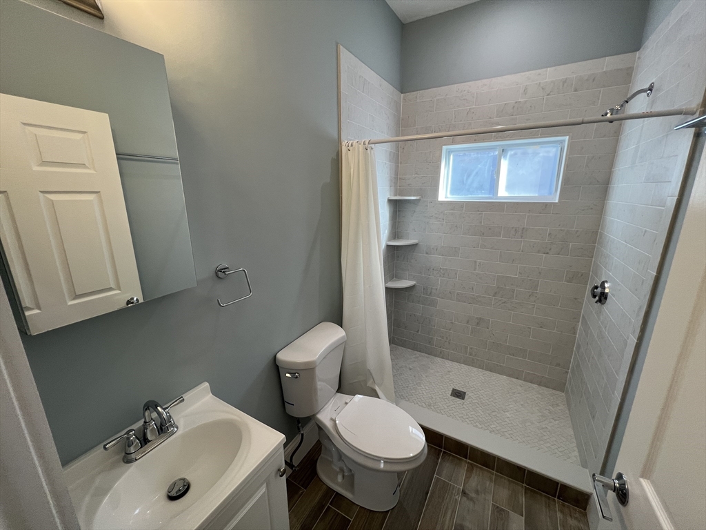 29 Alpine Street, Unit 1 Somerville, MA 02144 - Photo 22 of 33 a bathroom with a sink toilet and shower