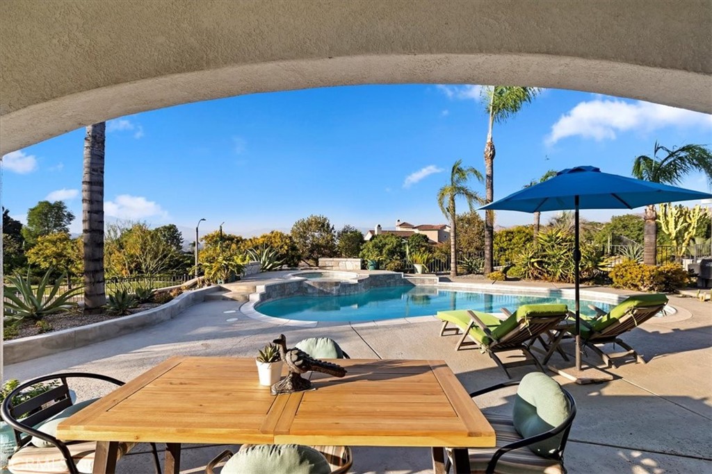 1260 Ransom Road Riverside, CA 92506 - Photo 34 of 50 a view of a swimming pool with chairs in patio